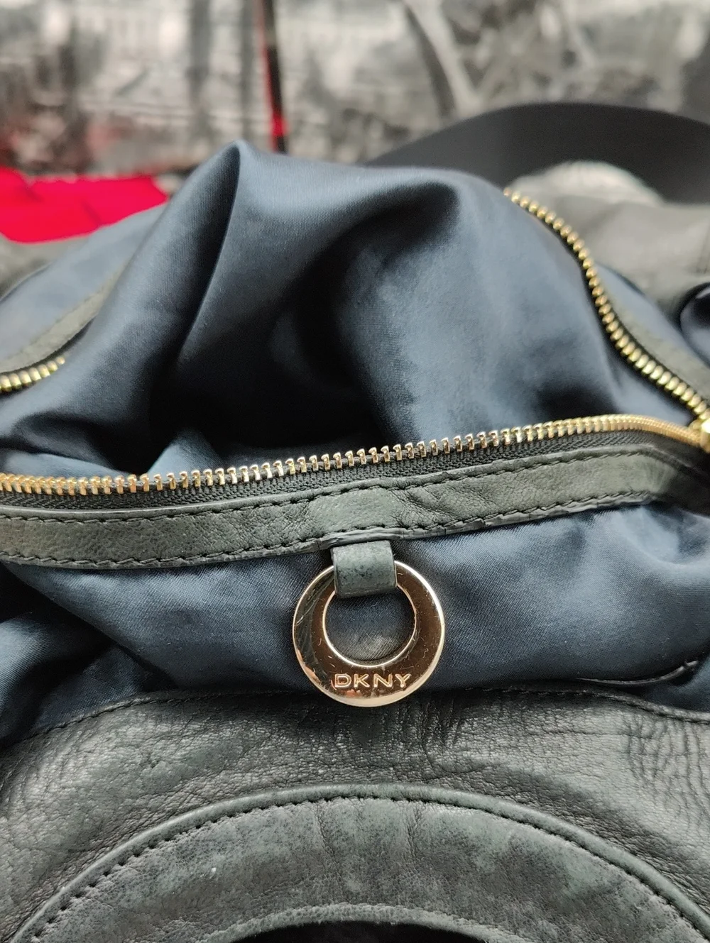 DKNY Black Hobo Bag